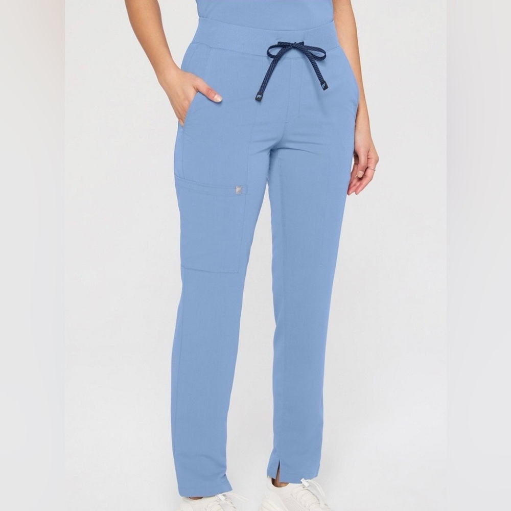 Fabletics Ion Scrub Pant XS in Ceil Blue